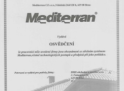 Osvědčení Mediterran